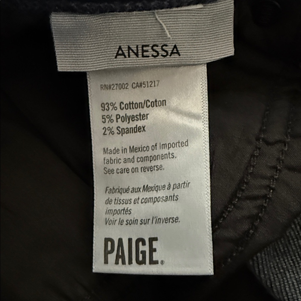 PAIGE Anessa High Rise Wide Leg Ankle
Jeans in Sussex EUC - Picture 9 of 14
